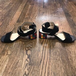 Katy Perry Rubik’s cube block heels